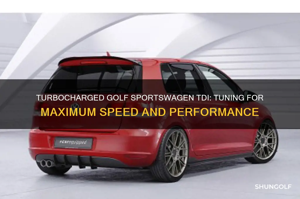 how fast golf sportswagen tdi with tune