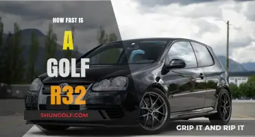 Unleashing the Golf R32: Speed Unveiled