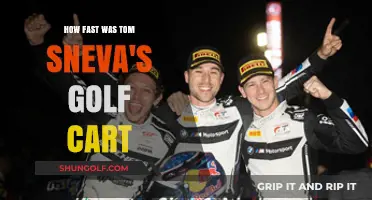 Tom Sneva's Golf Cart: Unbelievable Speed Revealed in Detail