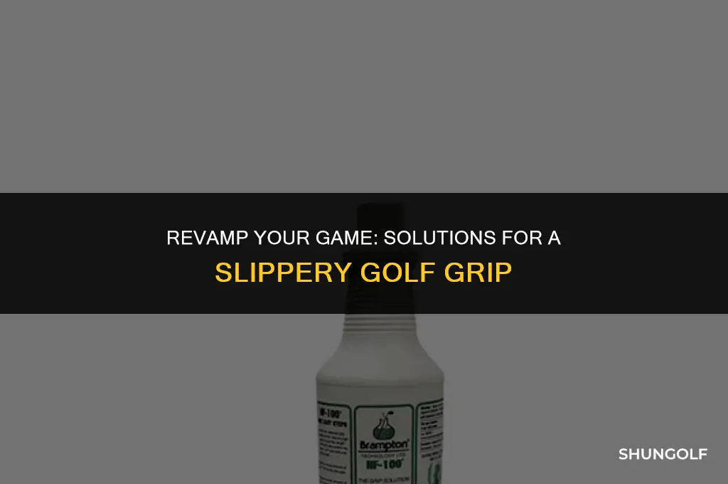 how fix a slippery golf grip