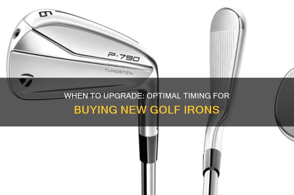 how frequently should i buy new golf irons