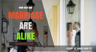 Golf and Marriage: Similar Swings, Similar Rings