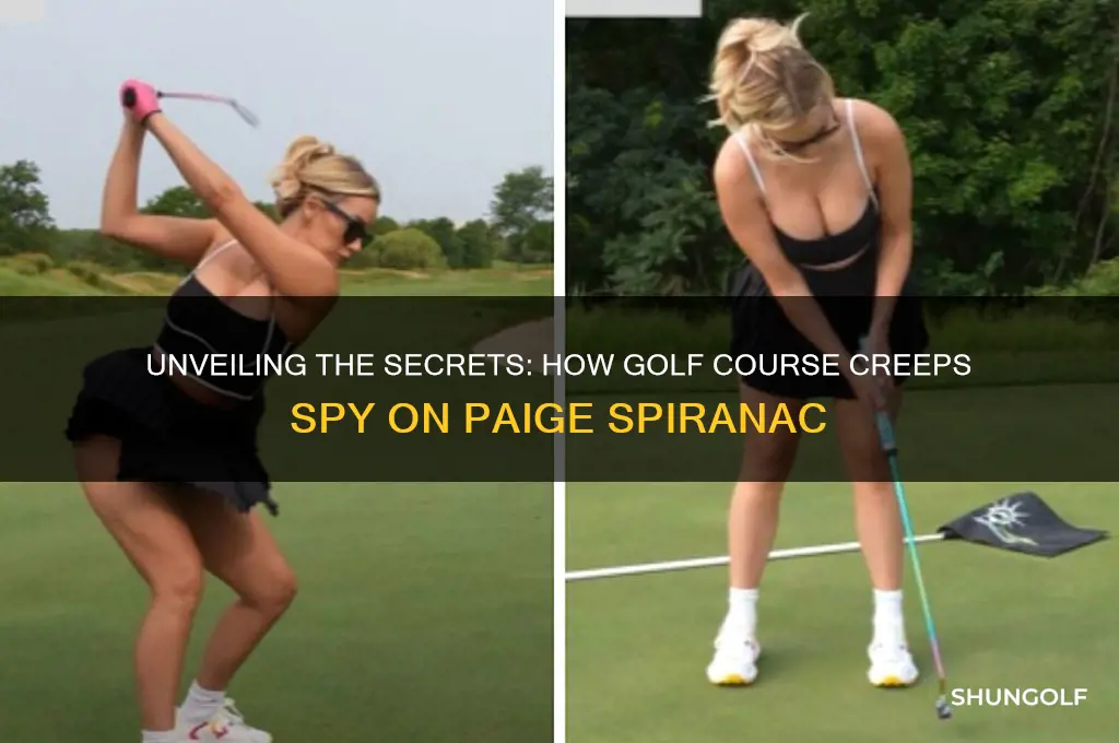 how golf course creeps spy on paige spiranac