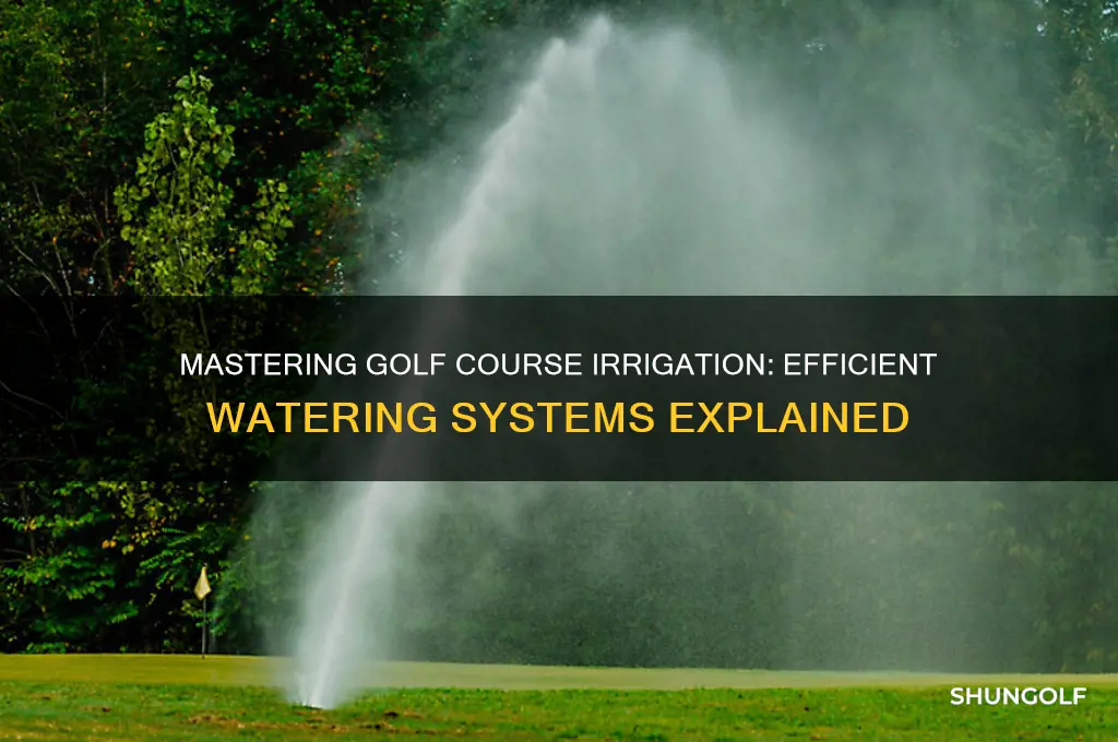 how golf course irrigationworks