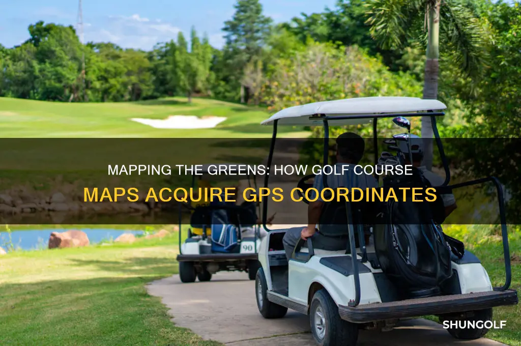 how golf course maps get gps coordinates