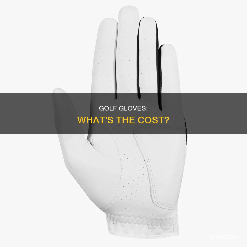 how golf gloves cost