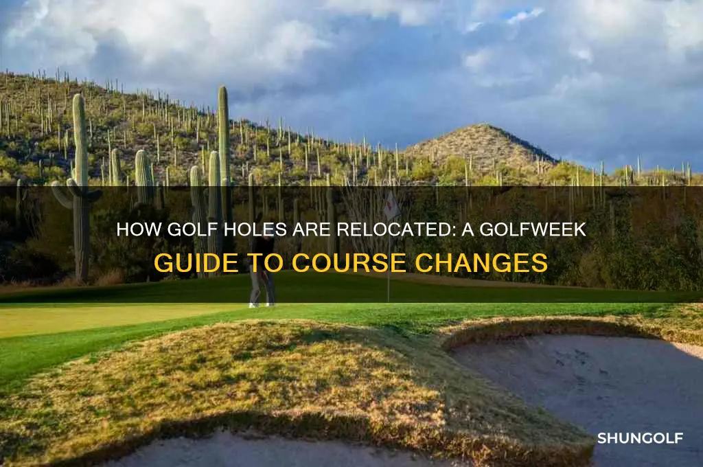 how golf holes are moved golfweek