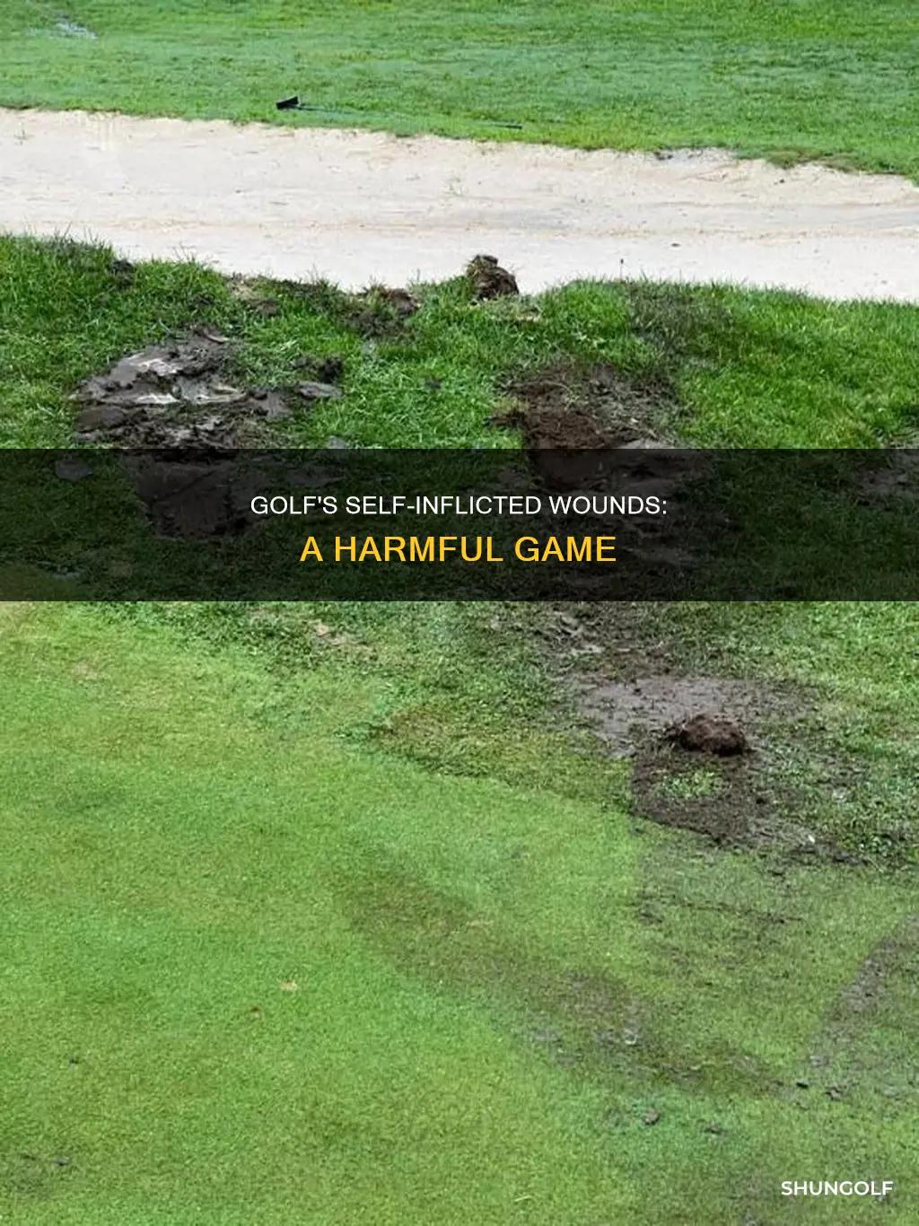how golf hurts itself