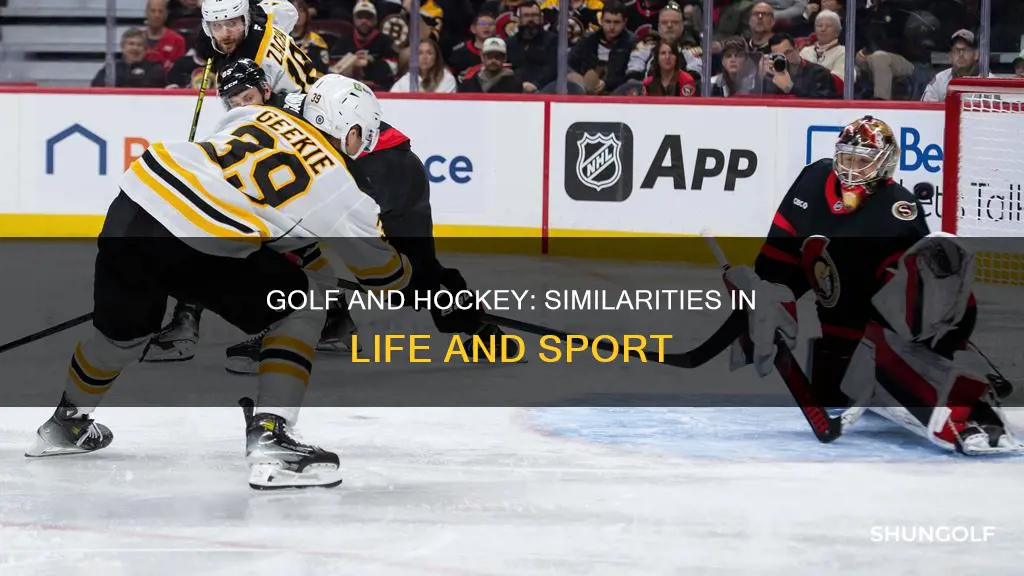 how golf is life hockey