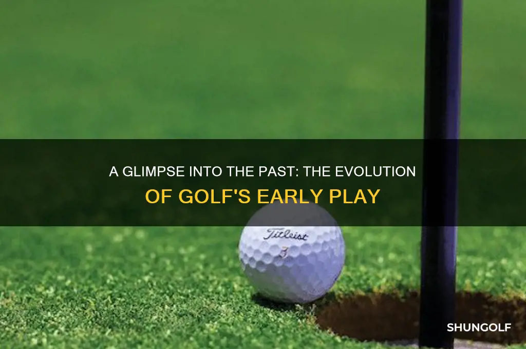 how golf used to be played