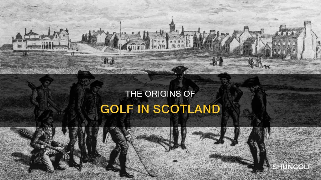 how golf was created in scotland