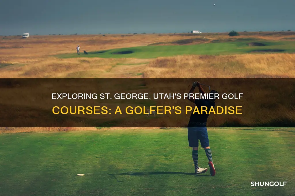 how good are the golf courses near st george utah