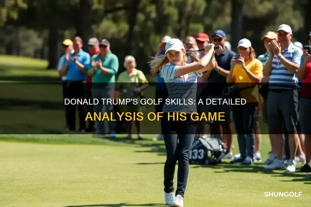 how good is donald trump at playing golf