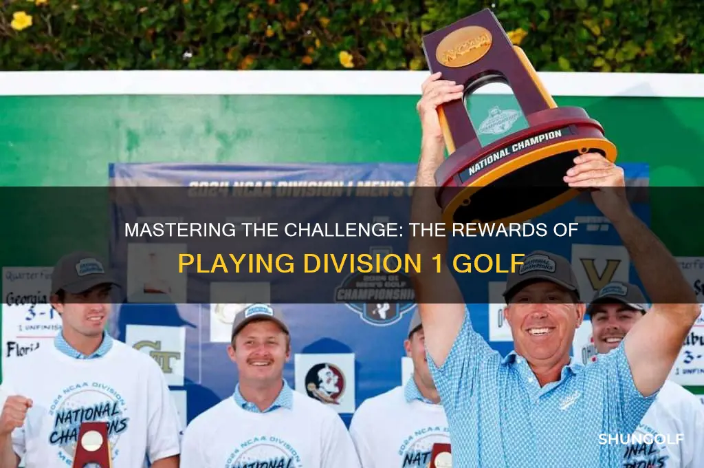 how good to play d1 golf