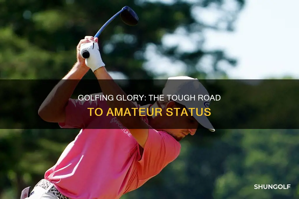 how hard become amateur golfer