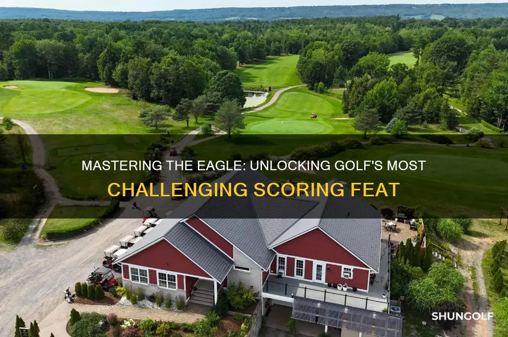 how hard is an eagle in golf