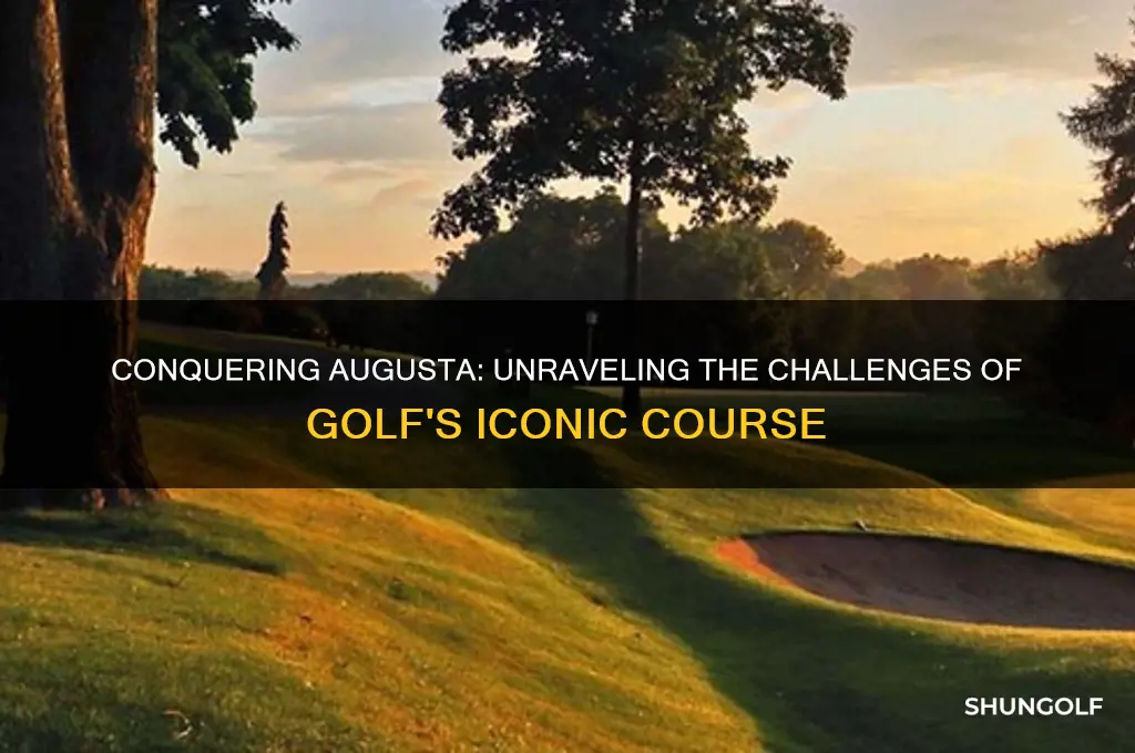 how hard is augusta golf course