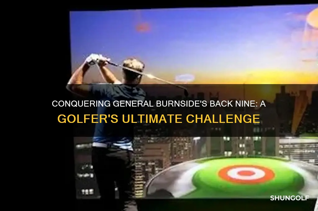 how hard is general burnside golf vourse back side