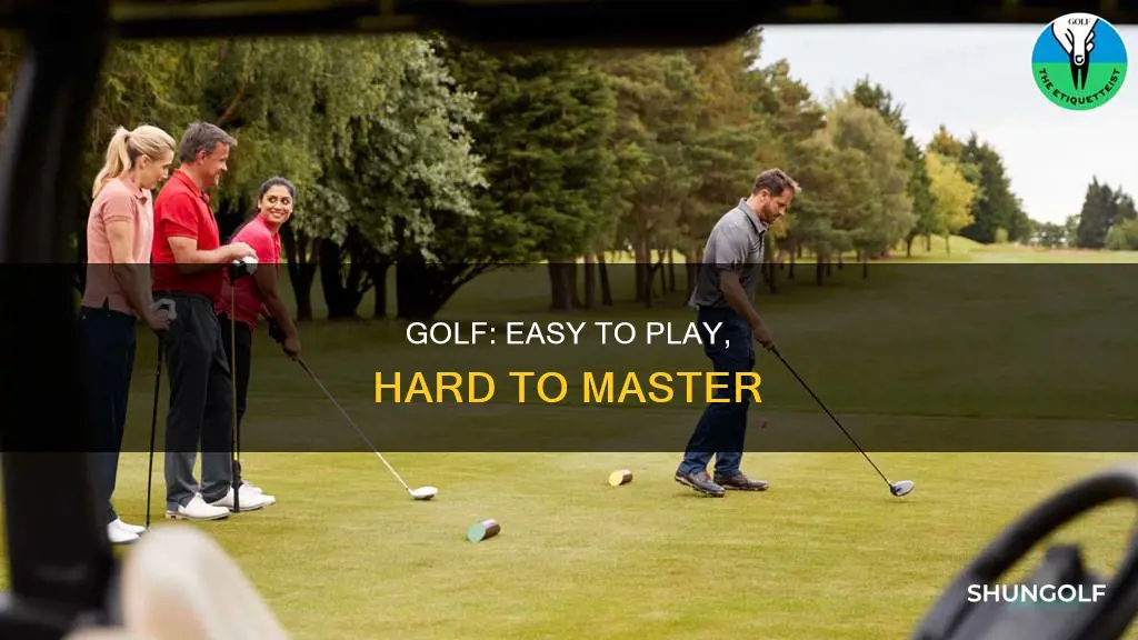 how hard is golf to learn
