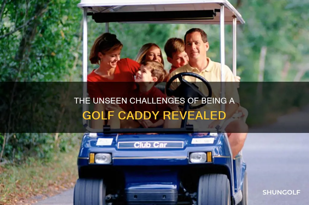 how hard is it to be a golf caddy