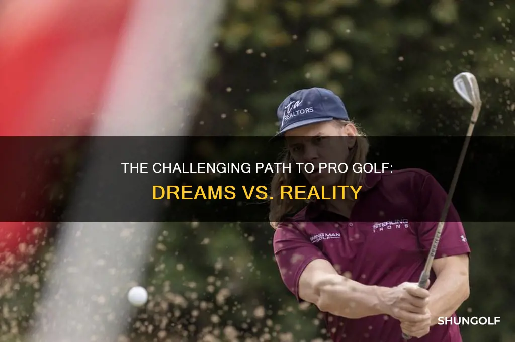 how hard is it to go pro in golf