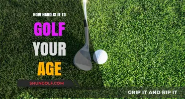 Golfing Your Age: Unlocking the Challenge of a Lifetime on the Greens