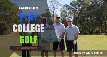 The Challenge of College Golf: Skill, Commitment, and Competition