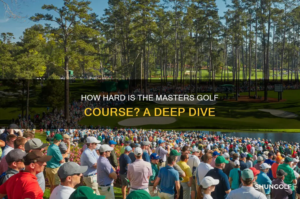 how hard is the masters golf course