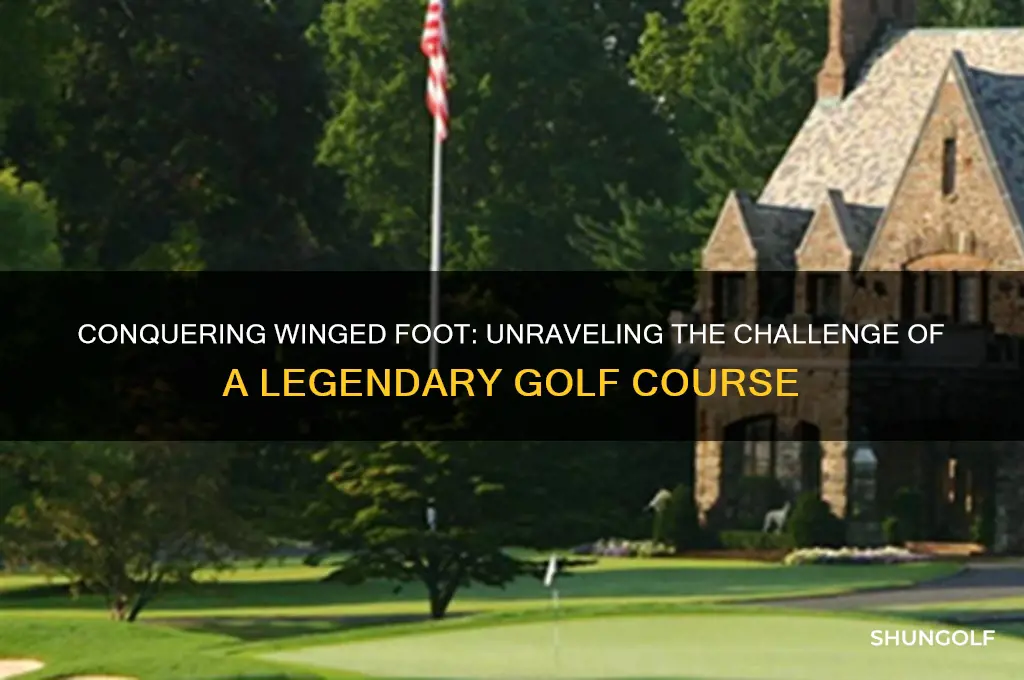 how hard is winged foot golf course