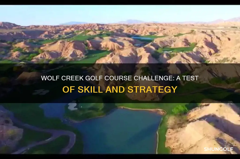 how hard is wolf creek golf course