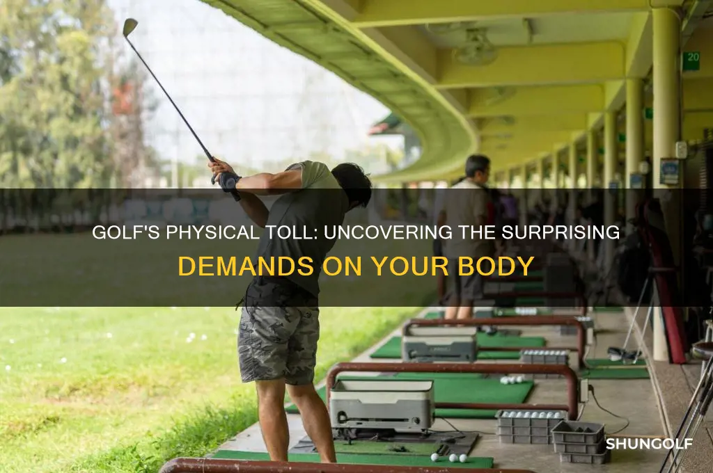 how hard on the body is golf