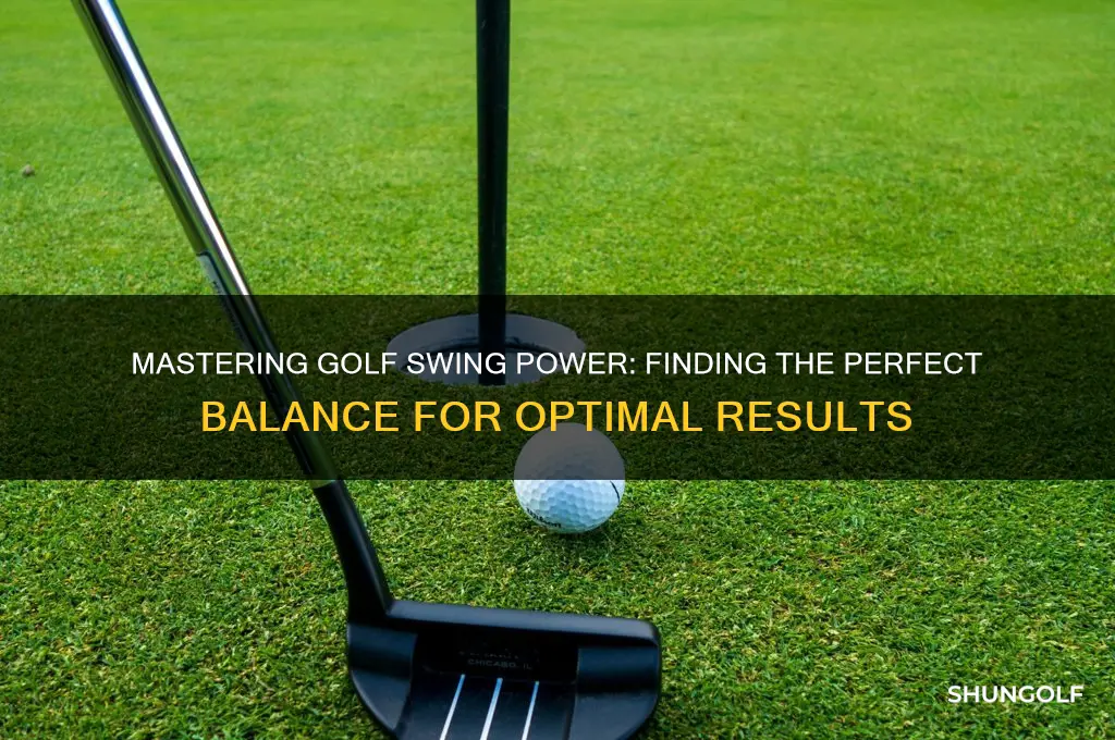 how hard should you swing a golf club