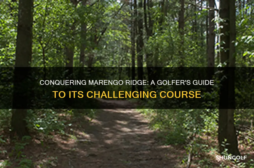how hard the marengo ridge golf course