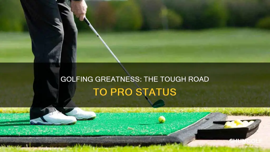 how hard to become pro golfer