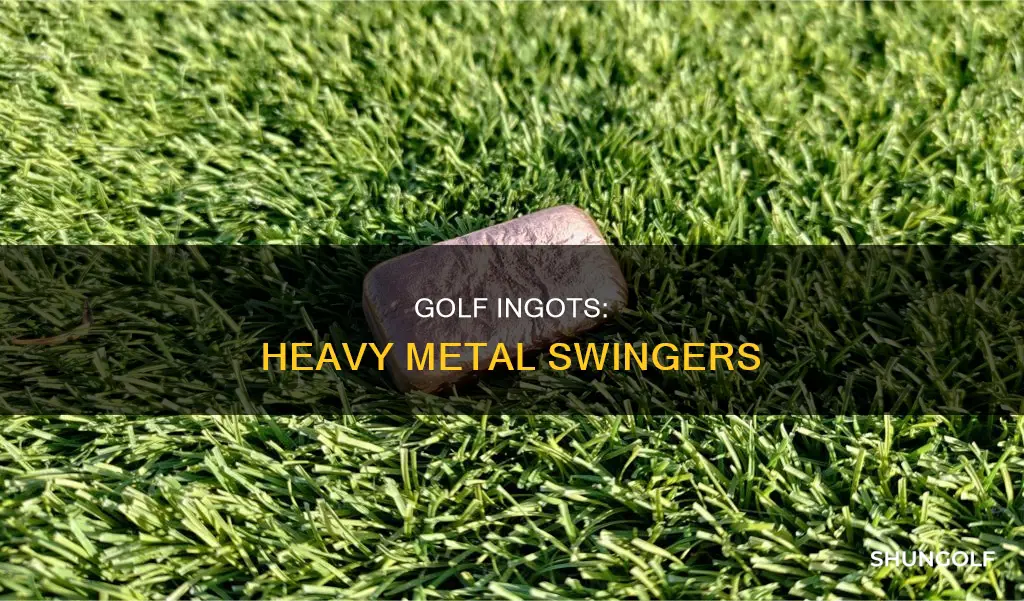 how heavy are golf ingots