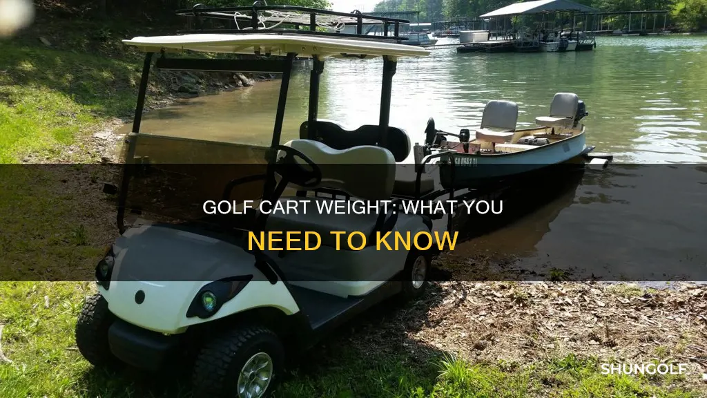 how heavy is a golf car