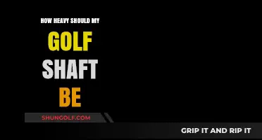 Finding the Perfect Swing: A Guide to Golf Shaft Weight