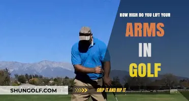 Perfecting Your Golf Swing: Optimal Arm Lift Height for Maximum Power