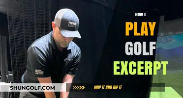 Mastering the Greens: My Personal Golf Playing Excerpt