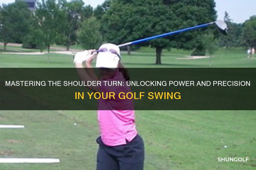 how important is shoulder turn in golf