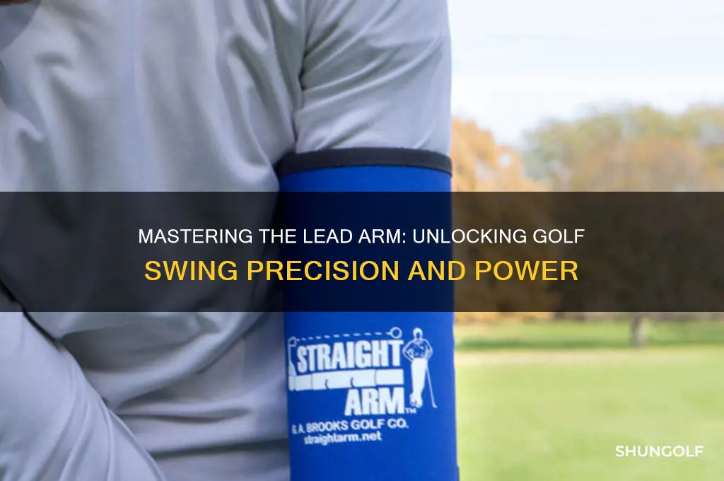 how important is the lead arm in golf