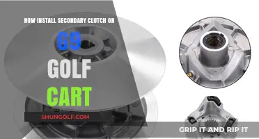Step-by-Step Guide to Installing a Secondary Clutch on G9 Golf Cart
