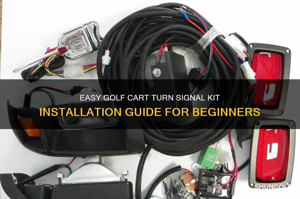 how install turn signal kit in golf cart