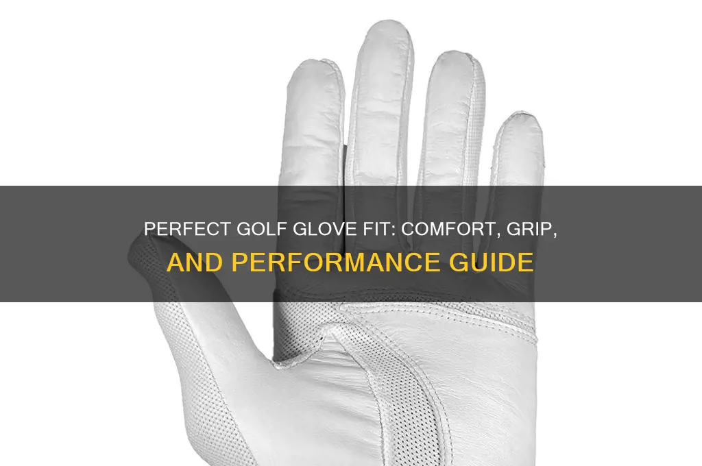 how is a golf glove supposed to fit