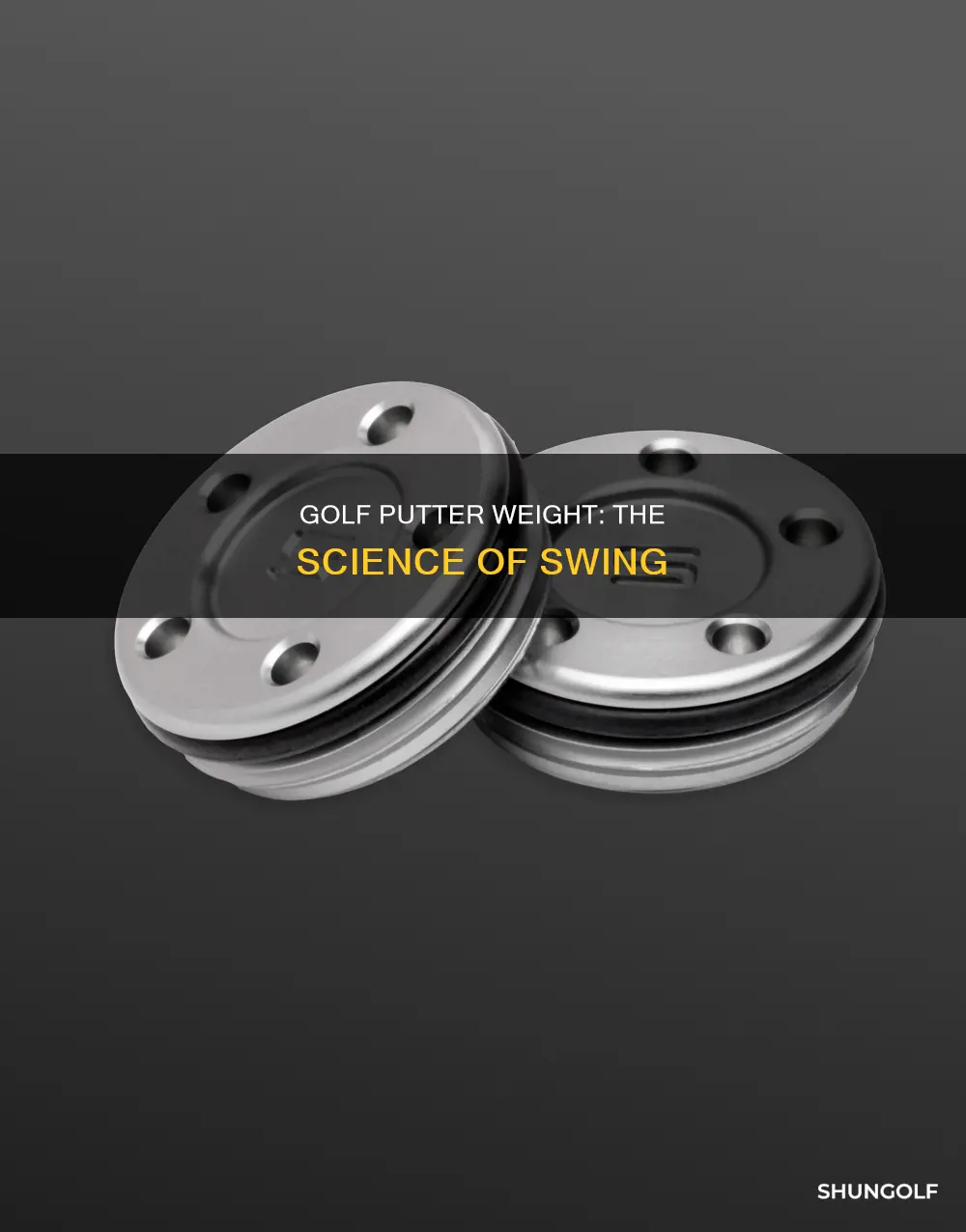how is a golf putter weighed
