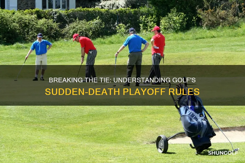 how is a tie broken in golf