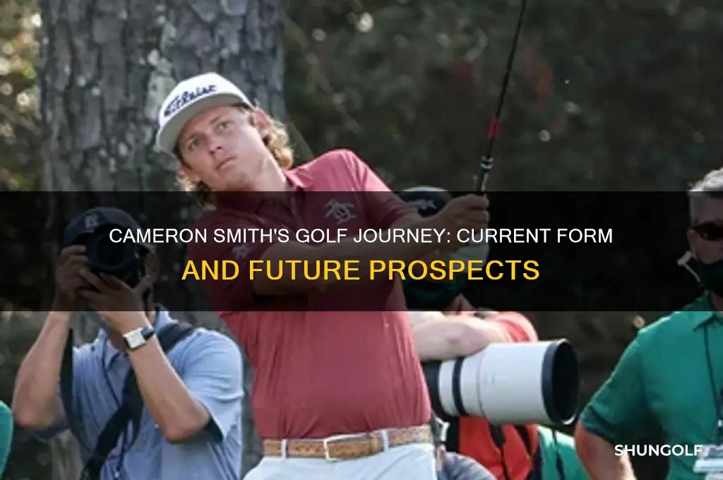 how is cameron smith going in the golf