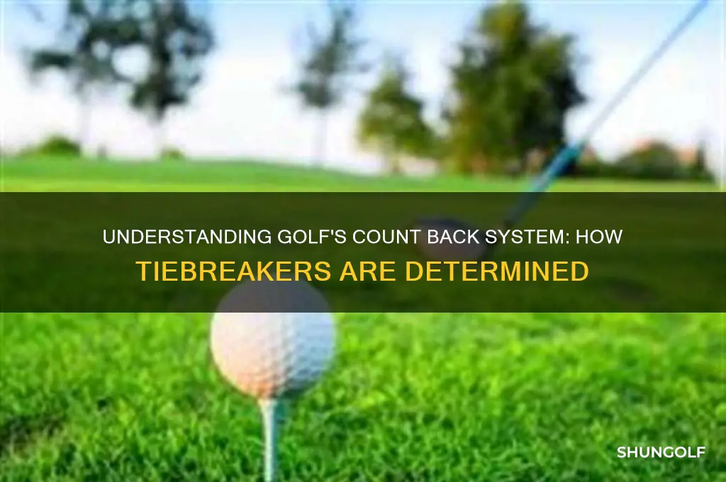 how is count back work out in golf