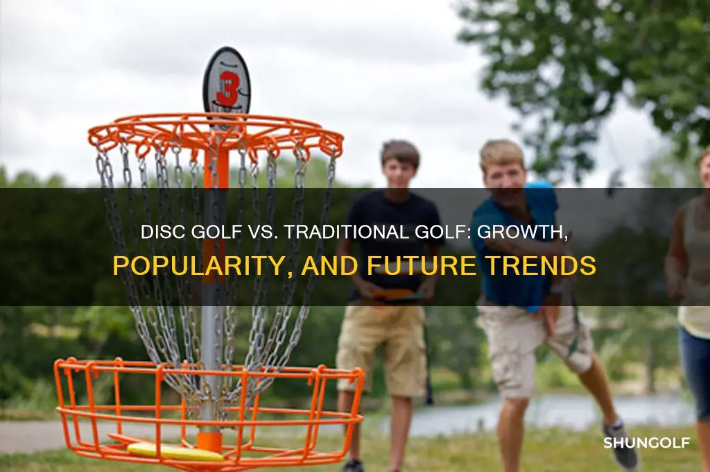 how is dics golf doing in relation to regular golf