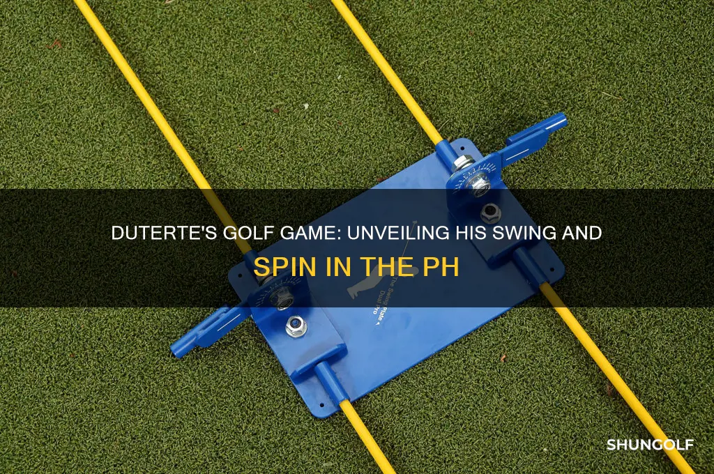 how is duterte as a golfer spin ph